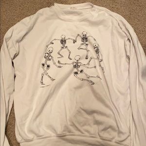 brandy skeleton crew neck